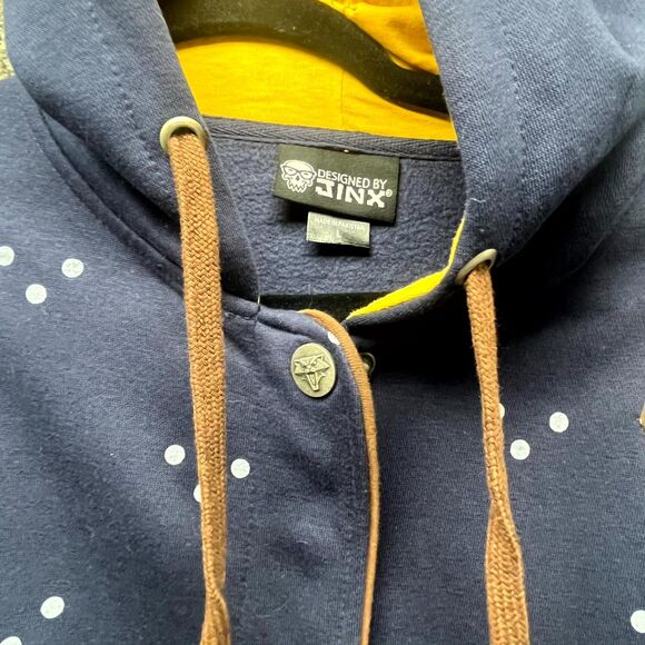 Designed By Jinx Hoodie Mens Large Blue Witcher Grandmaster Sweatshirt Full Zip - Picture 10 of 16